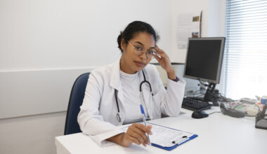 Healthcare professional working at a medical desk, representing entry-level healthcare jobs no experience opportunities