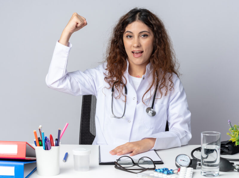 Health Career Success – healthcare professional maintaining work-life balance and thriving without stress